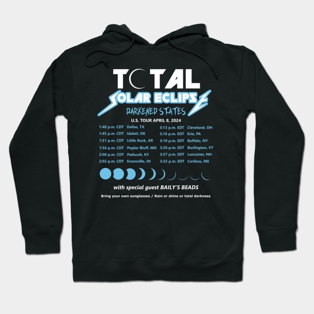 Total Solar Eclipse 2024 Hoodie by Bigfinz